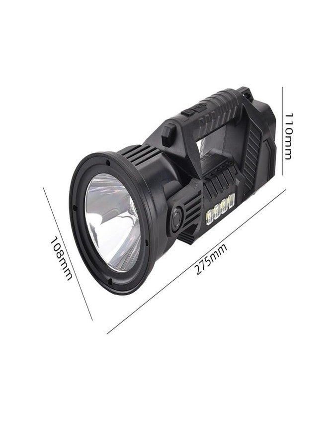 CBEX Portable Handheld LED Flashlight Searchlight, Ultra-Bright with 6 Light Modes, IPX5 Water-Resistant for Night Fishing and Boating - Image 2